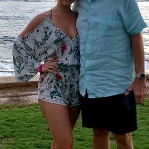 ELAM Floral Romper Longsleeve